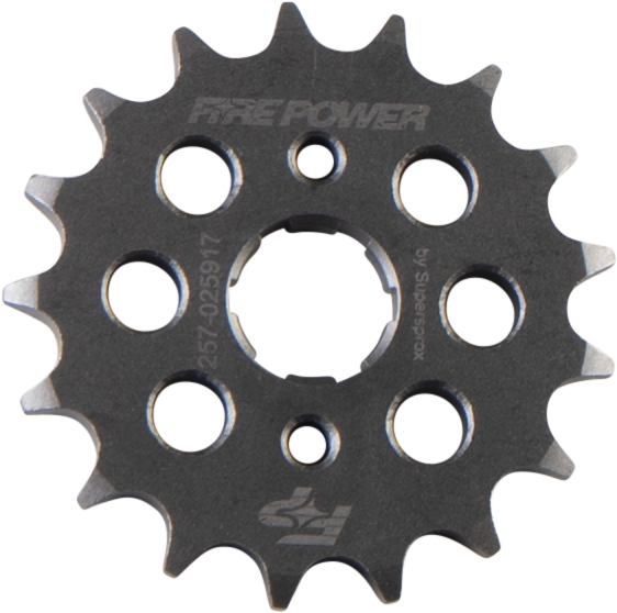 FIRE POWER FPC - 259 - 17 - 2 Front CS Steel Sprocket for Honda XL125S and XL185S (17 Tooth) - Kelly Motorsports