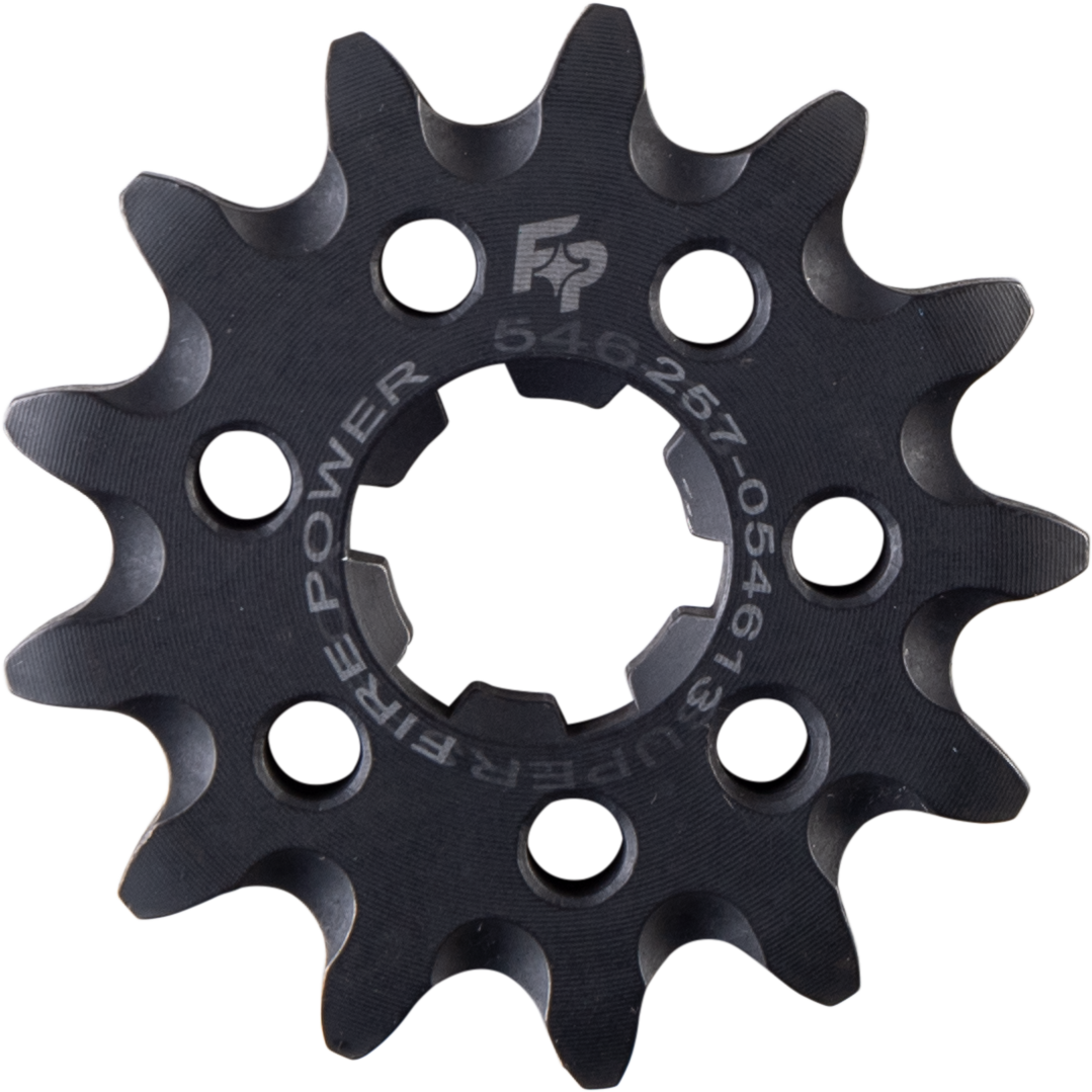 FIRE POWER FPC - 546 - 13 - 1 Front Steel Chain Sprocket for Kawasaki KDX 80 and KX85 - Kelly Motorsports