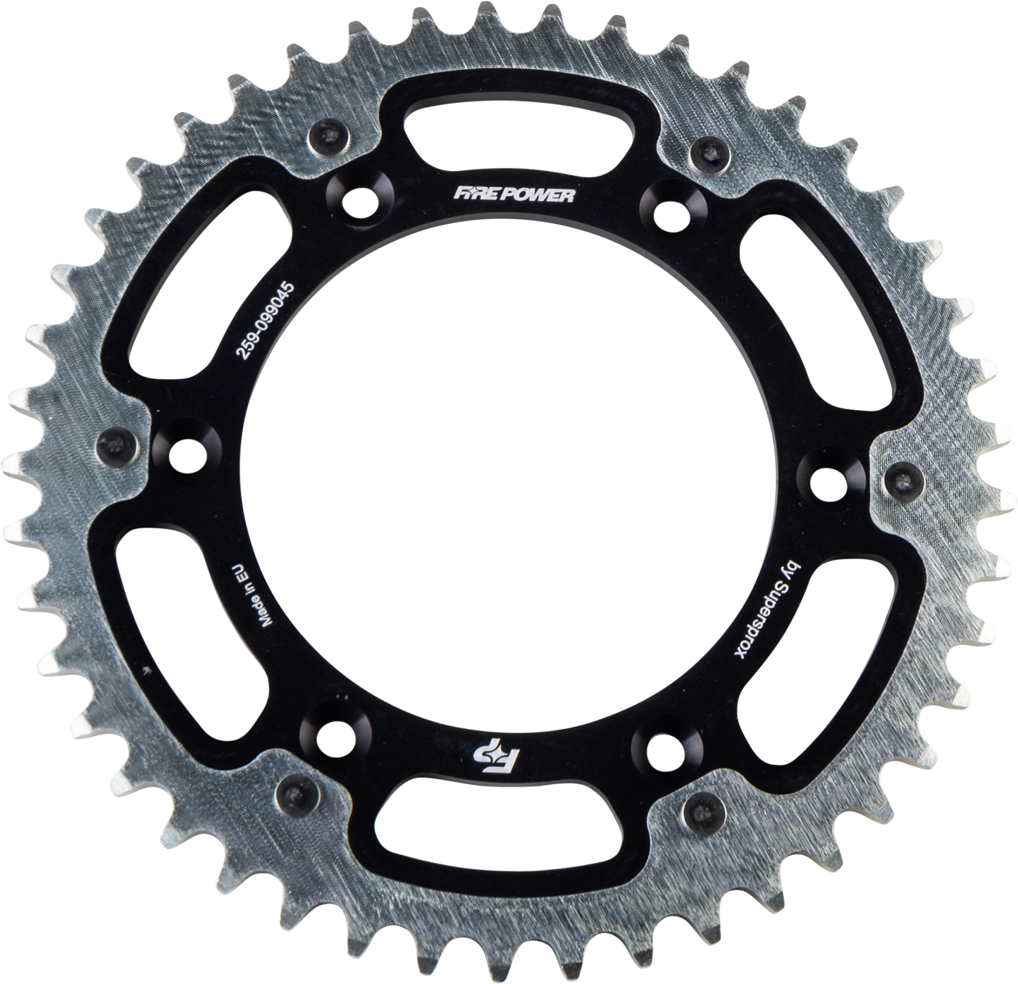FIRE POWER FPH - 990 - 45 - BLK Rear Sprocket Hybrid 45 - Tooth for Gas - Gas 2021 - 2022 Models - Kelly Motorsports
