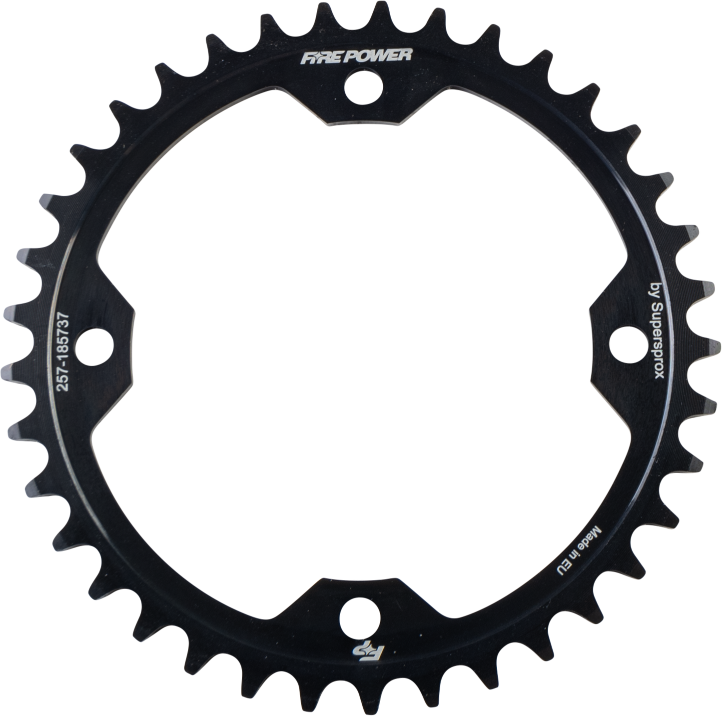 FIRE POWER FPS - 1857 - 37 - BLK Rear Steel Sprocket for Yamaha YFZ450R & YFZ450X, 37 Teeth - Kelly Motorsports