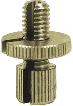 FIRE POWER Gold Finish Cable Adjuster Bolt and Nut Set for Heavy Duty 8mm Control Wires (Part 34 - 67090, 5 - Pack) - Kelly Motorsports