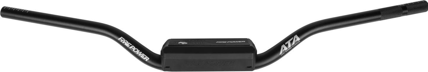 Fire Power Handlebar ATA CR High Black - 1 1/8 inch to 7/8 inch Tapered Aluminum Construction - Kelly Motorsports