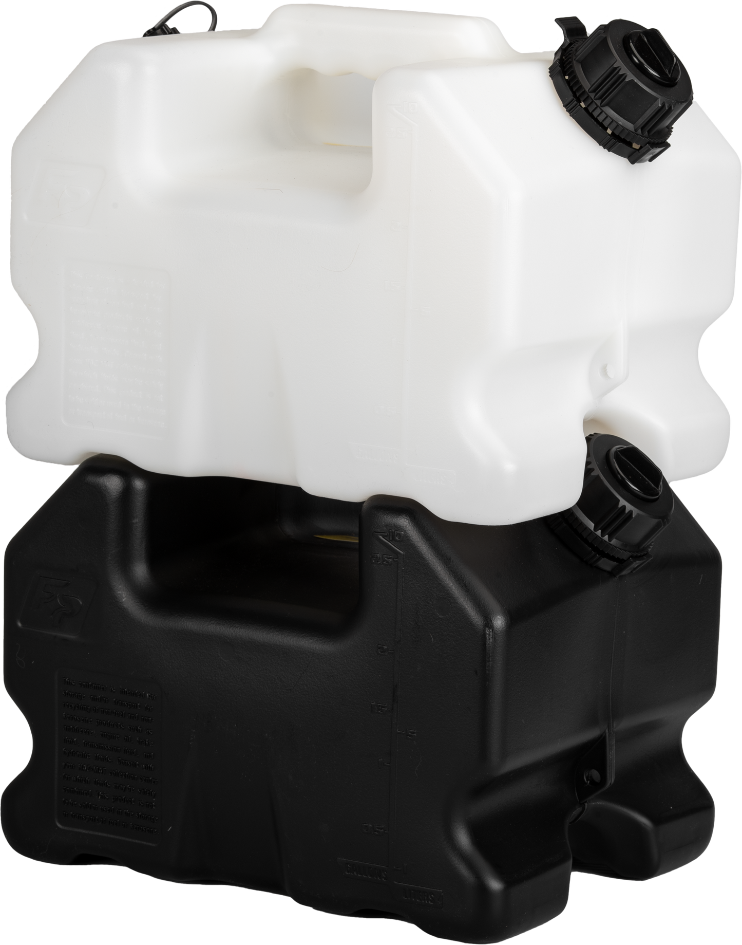 Fire Power LCS Stackable 2.5 Gallon Fuel Container - Black - Kelly Motorsports