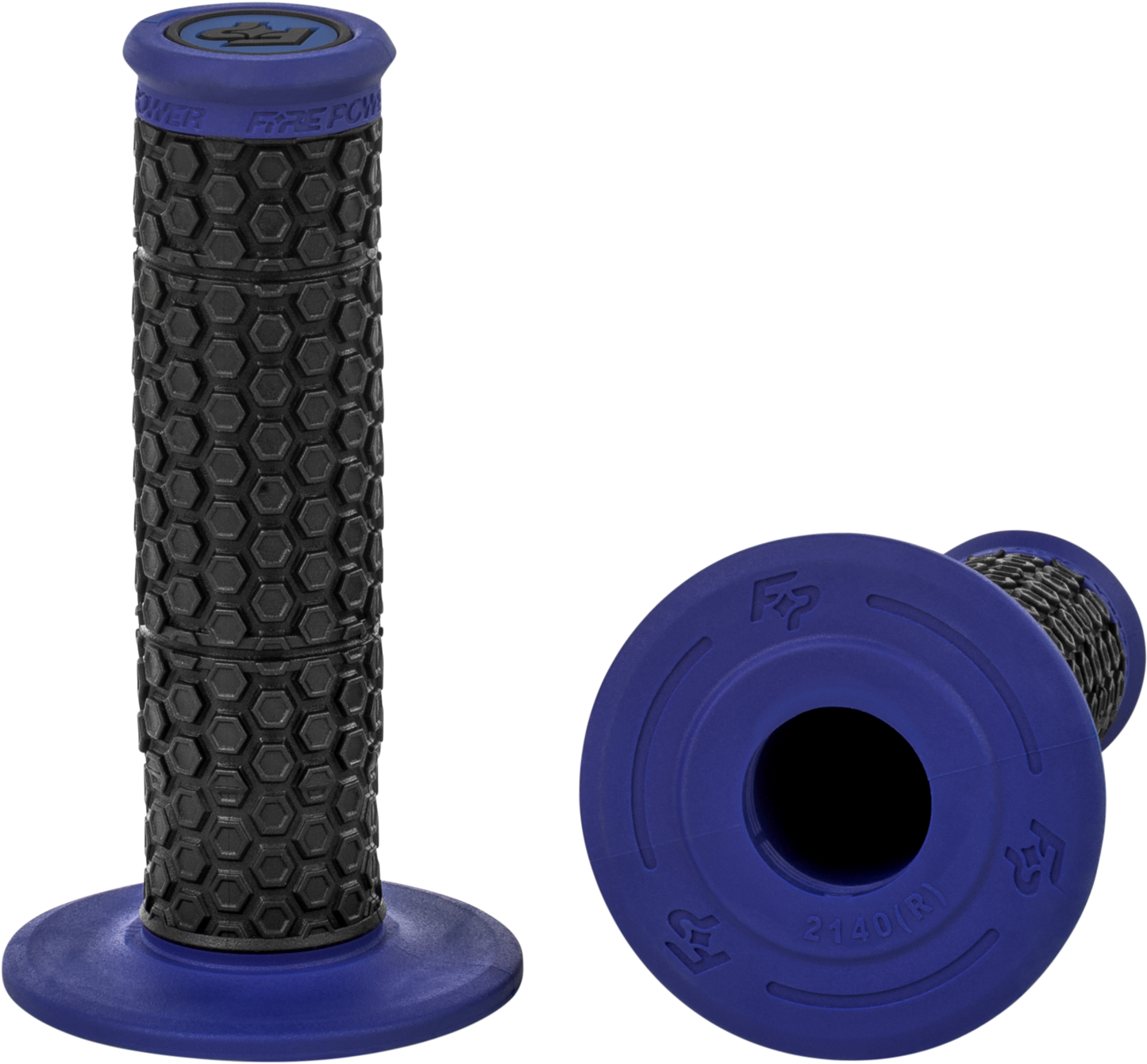 Fire Power Pilot MX Standard Grips Blue - Offroad & Track Performance - Kelly Motorsports