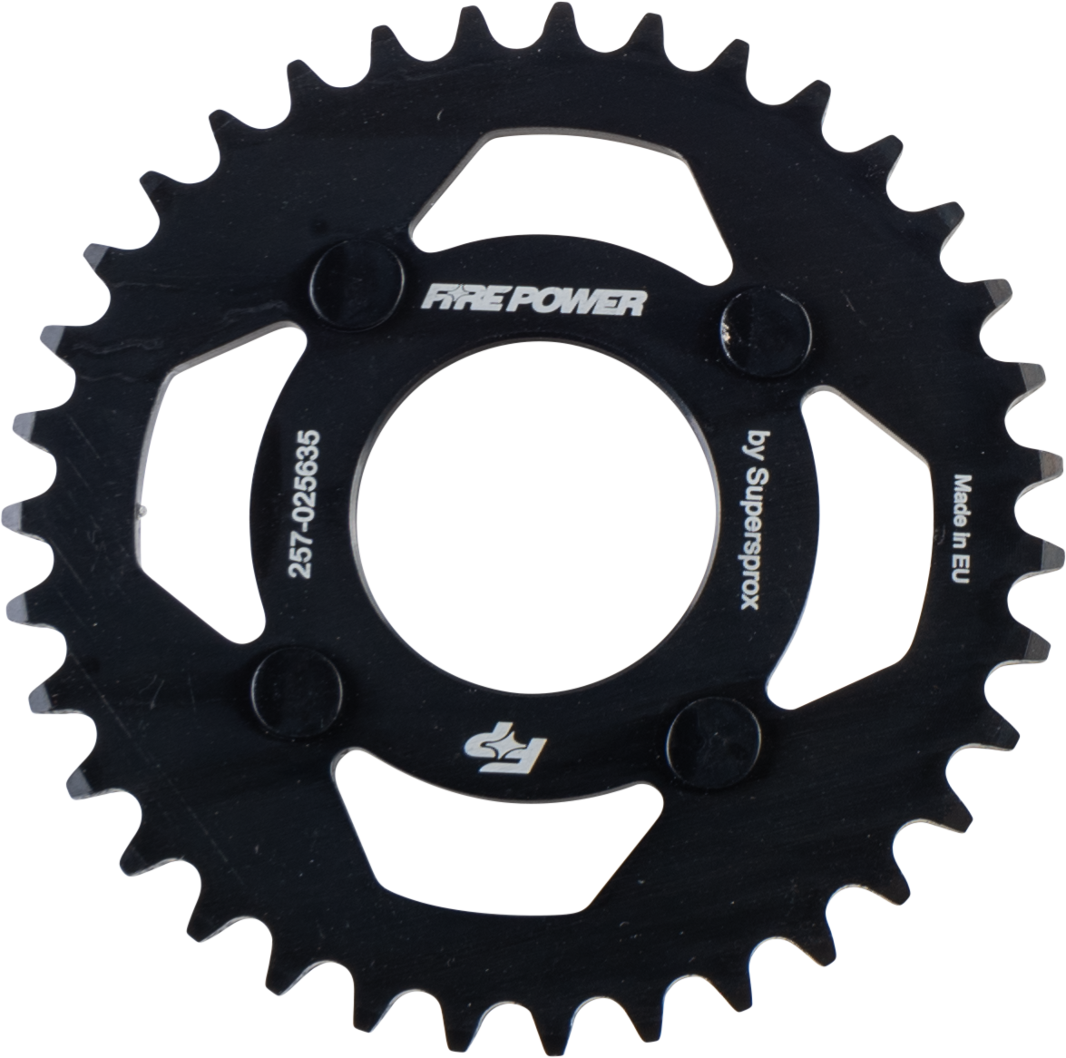 FIRE POWER Rear Sprocket Steel 35T Black for Honda CT70 - Kelly Motorsports