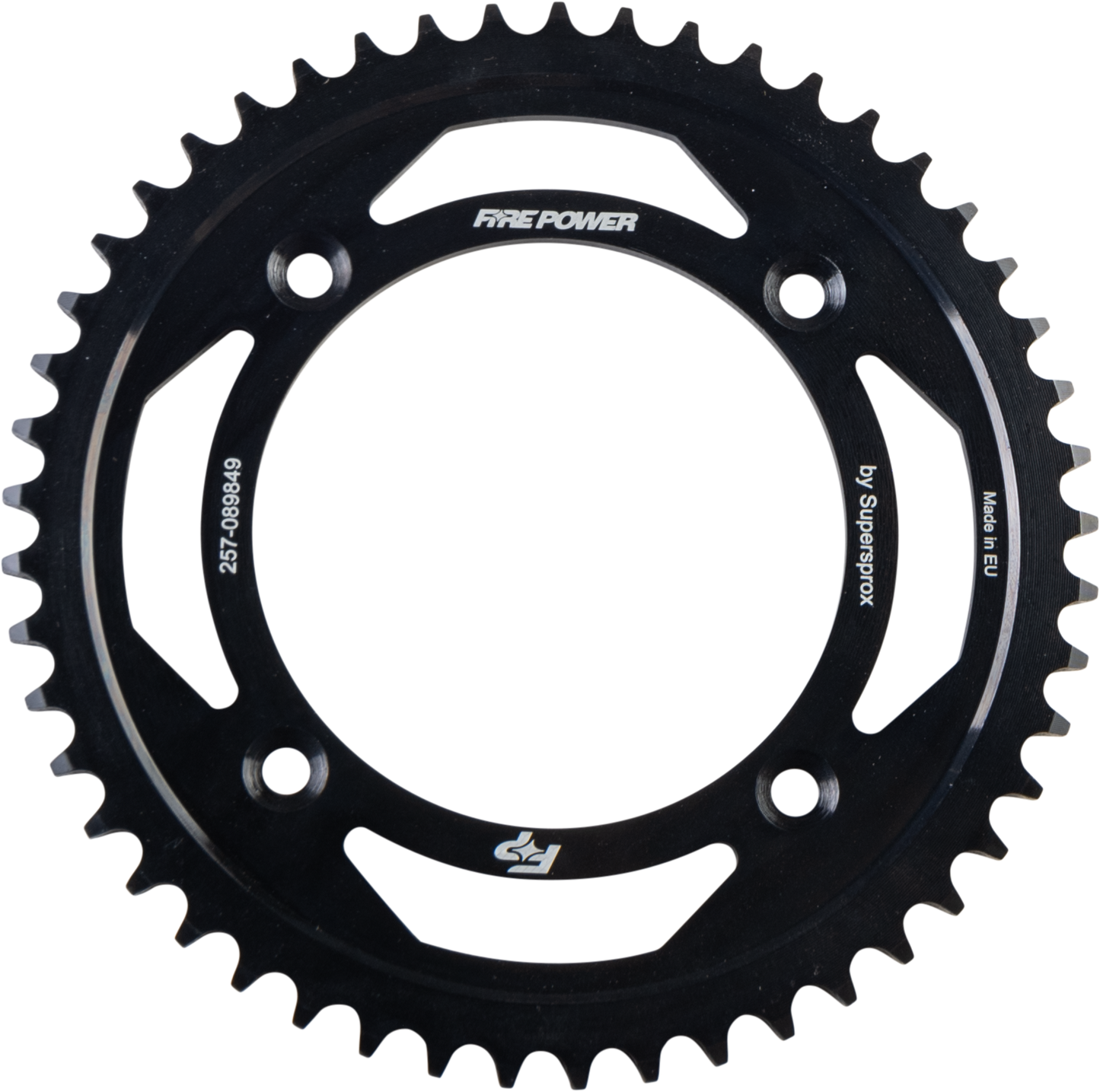 FIRE POWER Rear Sprocket Steel 49T Black for Gas - Gas MC 85 (2021 - 2024) - Kelly Motorsports