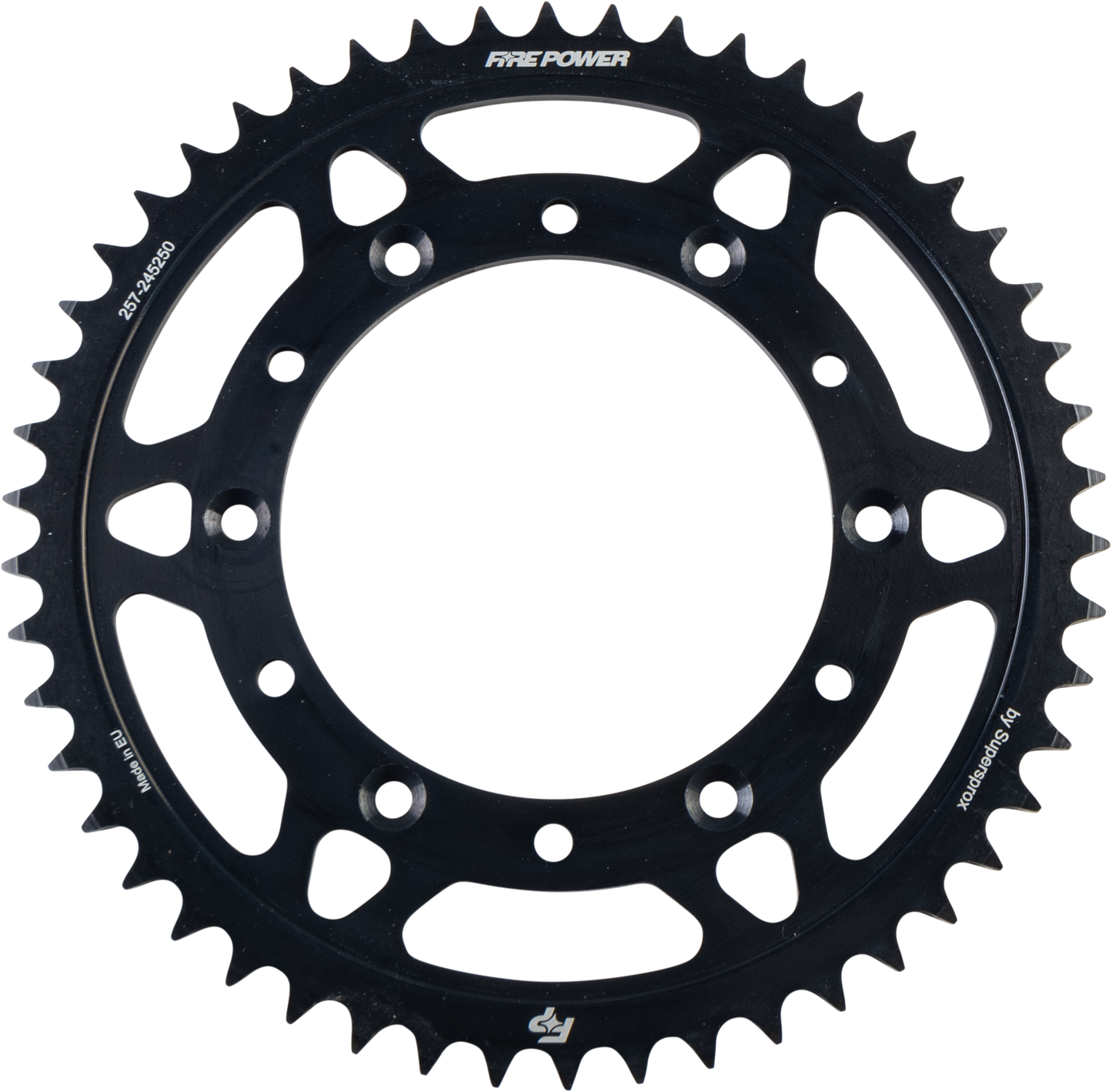 FIRE POWER Rear Sprocket Steel 50T Black for Honda XR200R (1984 - 1994) - Kelly Motorsports