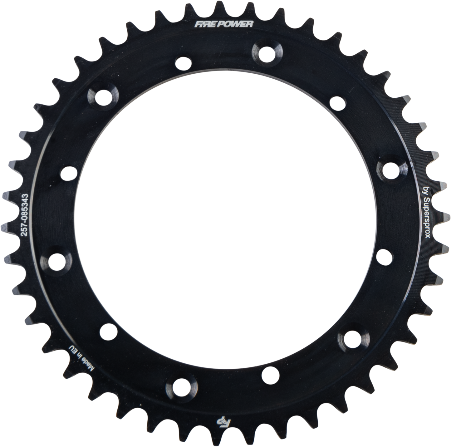 Fire Power Rear Steel Sprocket 43T for Yamaha YFS200 Blaster (Part Number FPS - 853 - 43 - BLK) - Kelly Motorsports