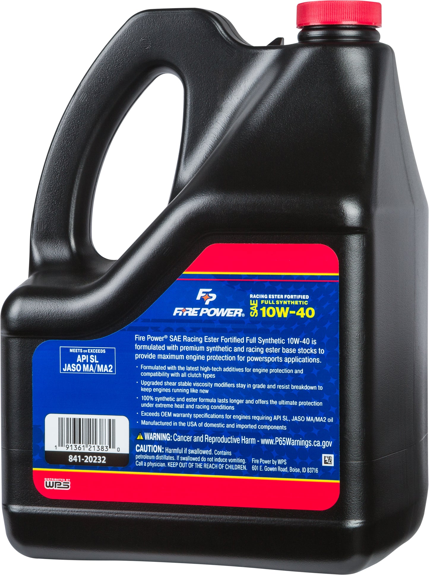 Fire Power Synthetic Ester Oil 10W - 40 for 4 - Stroke Powersports Engines - 1 Gallon - Kelly Motorsports