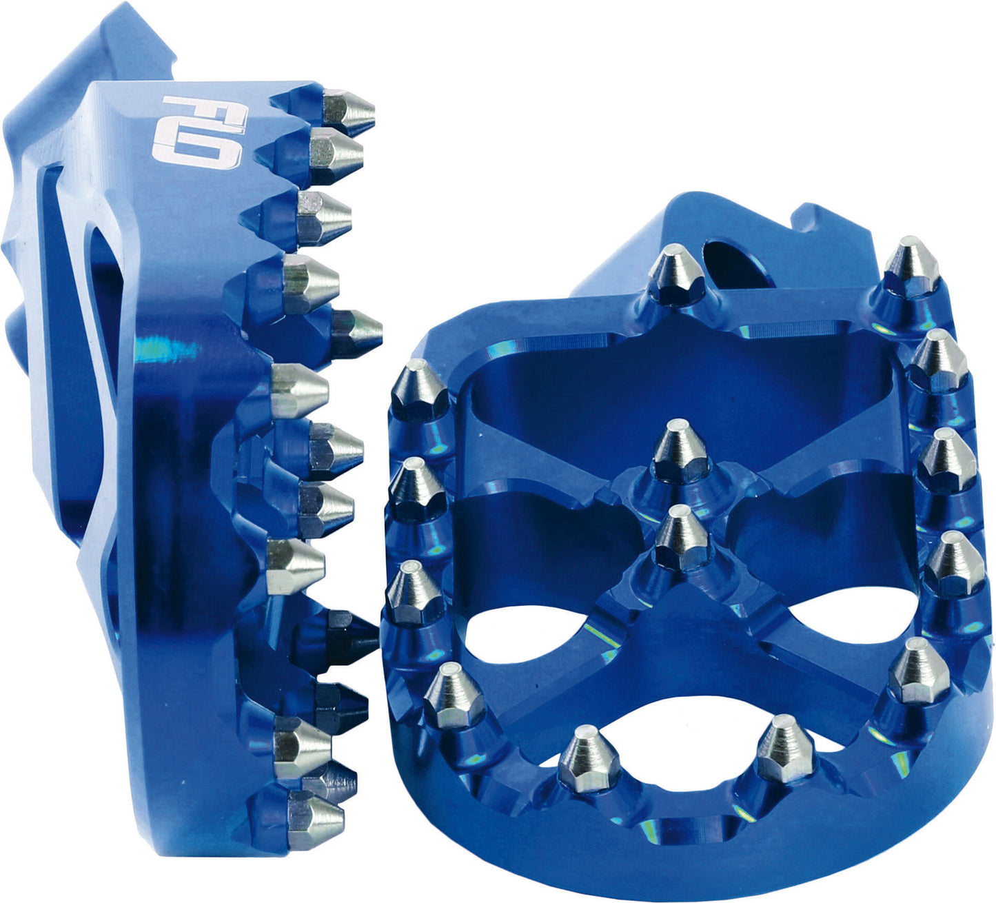 FLO MOTORSPORTS Pro Series Foot Pegs Blue for 2023 Yamaha YZ450F - Kelly Motorsports