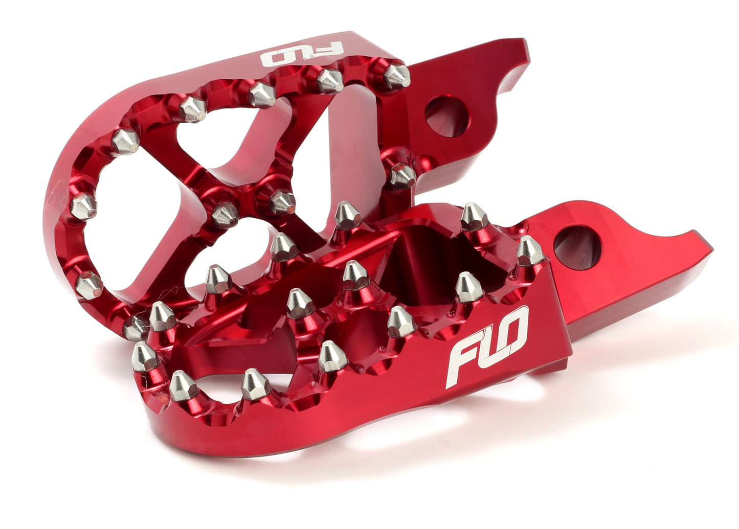 FLO MOTORSPORTS Pro Series Foot Pegs for Honda CRF450R – Red - Kelly Motorsports