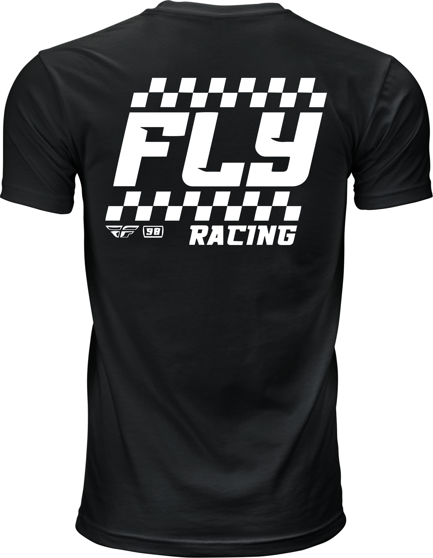 Fly Racing 354 - 0404S Fly Staple Tee Black Small - Premium Cotton Crew Neck T-Shirt - Kelly Motorsports
