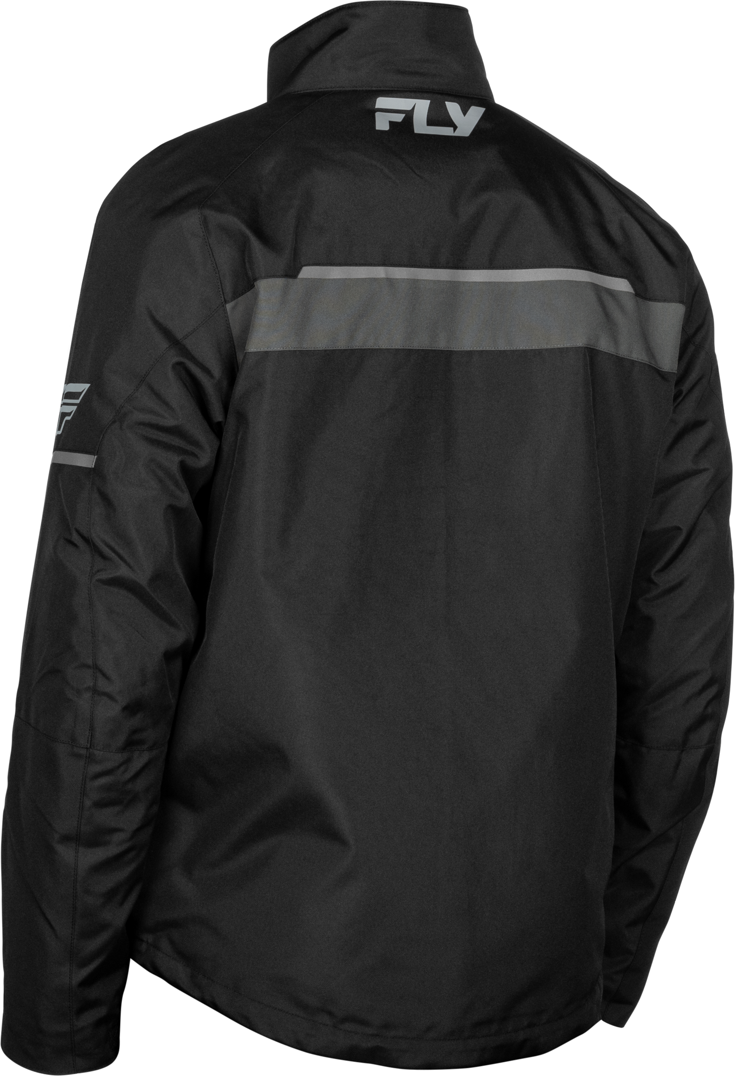 Fly Racing Aurora Jacket Black/Grey Large - Weatherproof Motorcycle Gear with Insulation - Kelly Motorsports