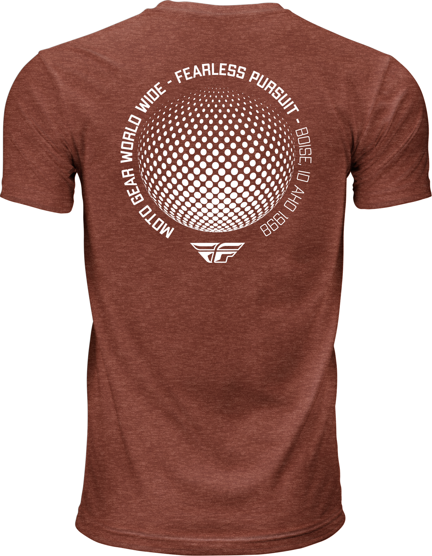 Fly Racing Fly Worldwide Tee Red Large - Premium Cotton Crew Neck T-Shirt - Kelly Motorsports