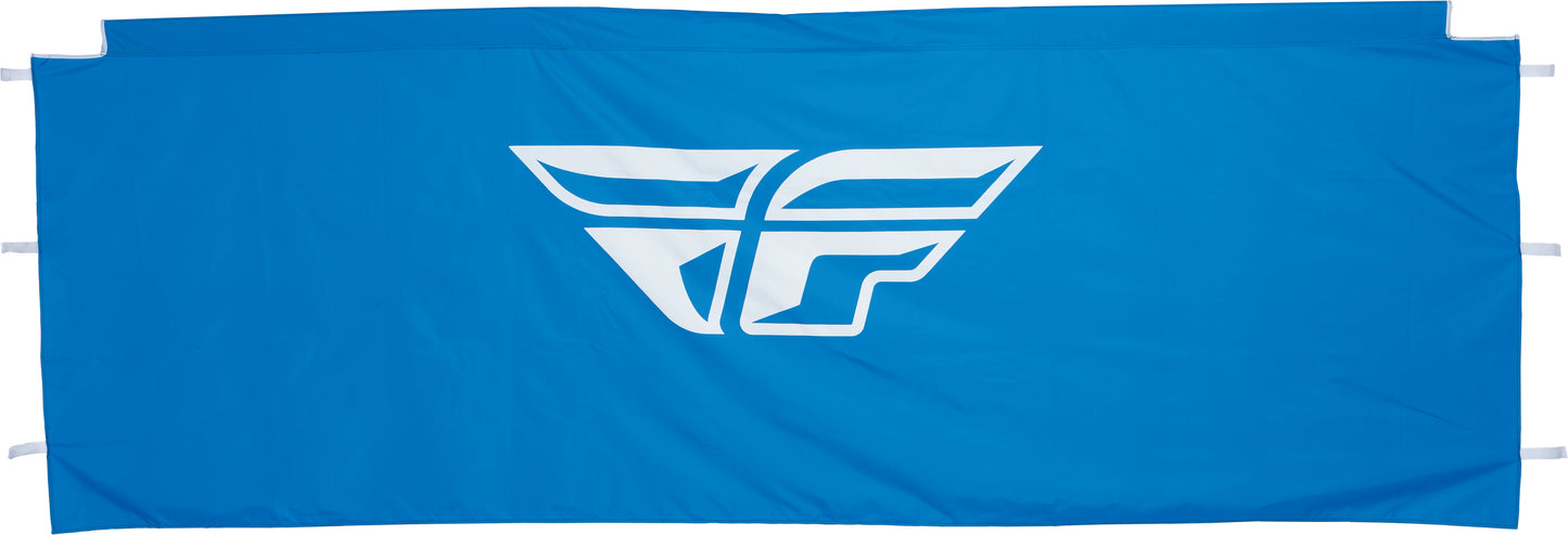 Fly Racing Half Wall Blue 10x10 - Durable Motorcycle and Off - Road Equipment - Kelly Motorsports