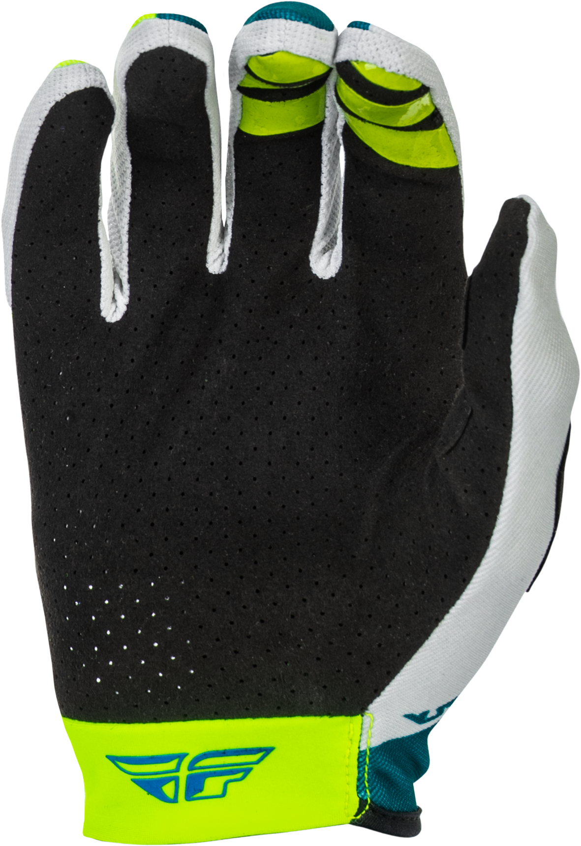 Fly Racing Lite Gloves Grey, Lime, and Teal - Part 379 - 7132X - Kelly Motorsports