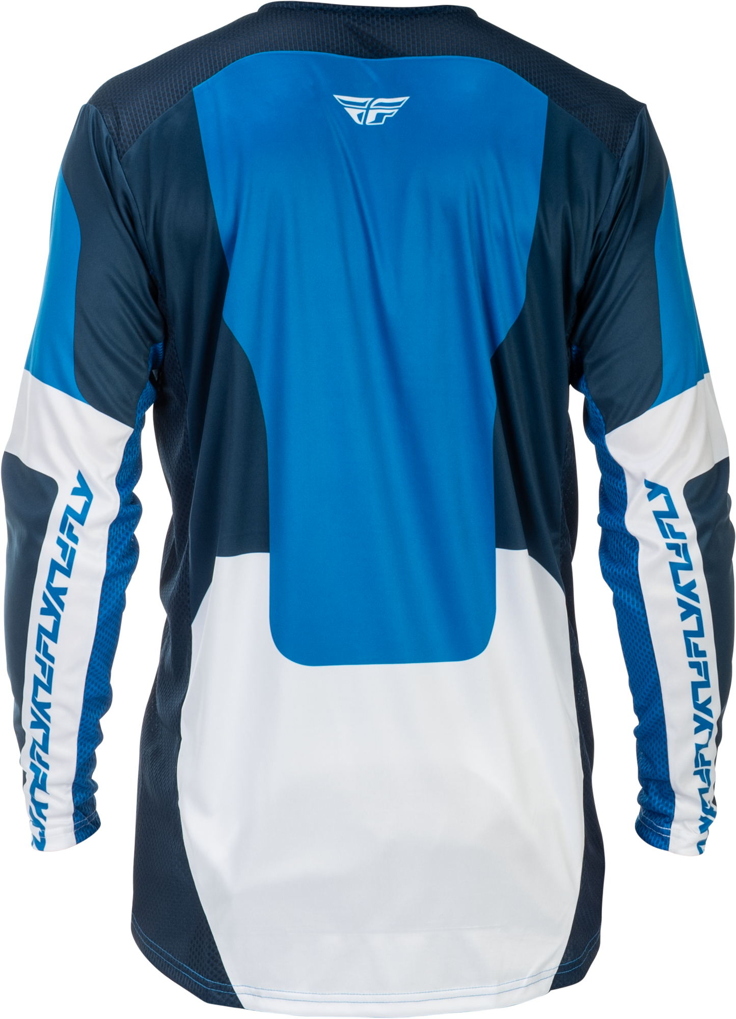 Fly Racing Lite Jersey Blue/White Medium - Lightweight Performance Motorcycle Jersey - Kelly Motorsports