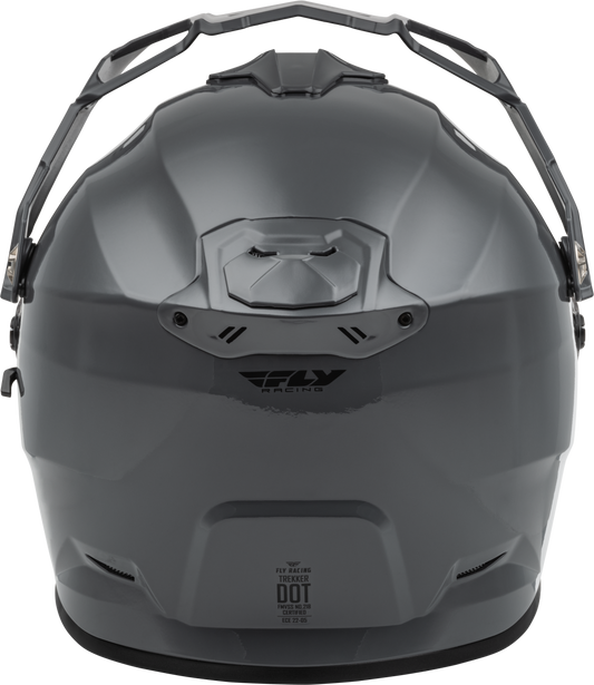 Fly Racing Trekker CW Solid Helmet with Electric Shield in Grey - Part Number 73 - 313652X - Kelly Motorsports