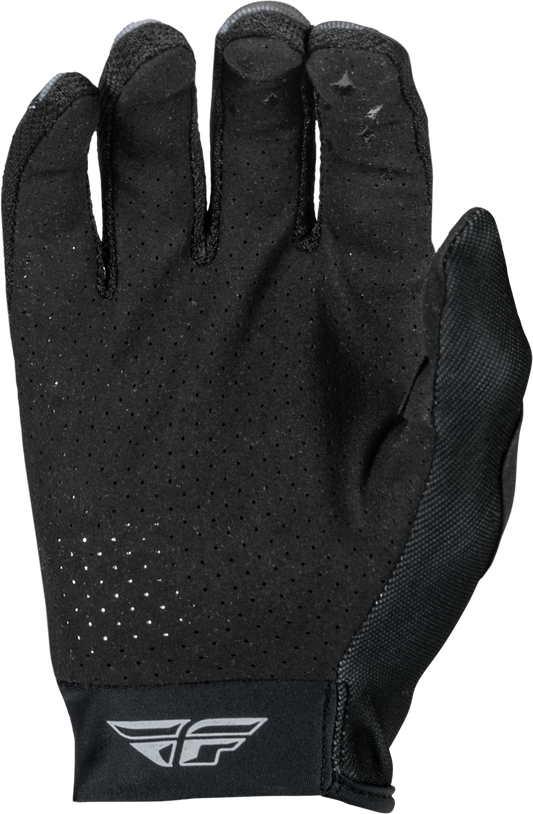Fly Racing Women's Lite Gloves Black/Grey/White XS - Lightweight Racing Gloves with Touch Screen Compatibility - Kelly Motorsports