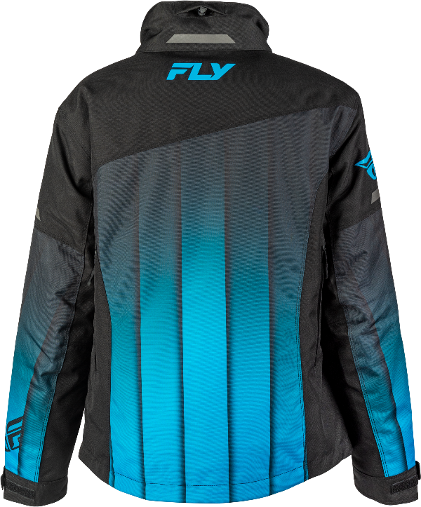 Fly Racing Women's SNX Pro Jacket Blue/Black 2X – Weatherproof Snowboarding Jacket with Removable Liner - Kelly Motorsports