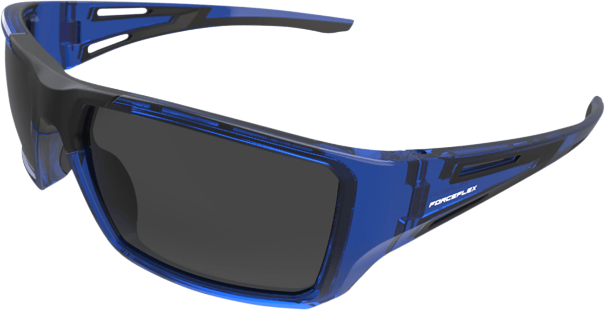 FORCEFLEX FF5 Sunglasses - Blue - Smoke Lens FF5-02025-040 - Kelly Motorsports