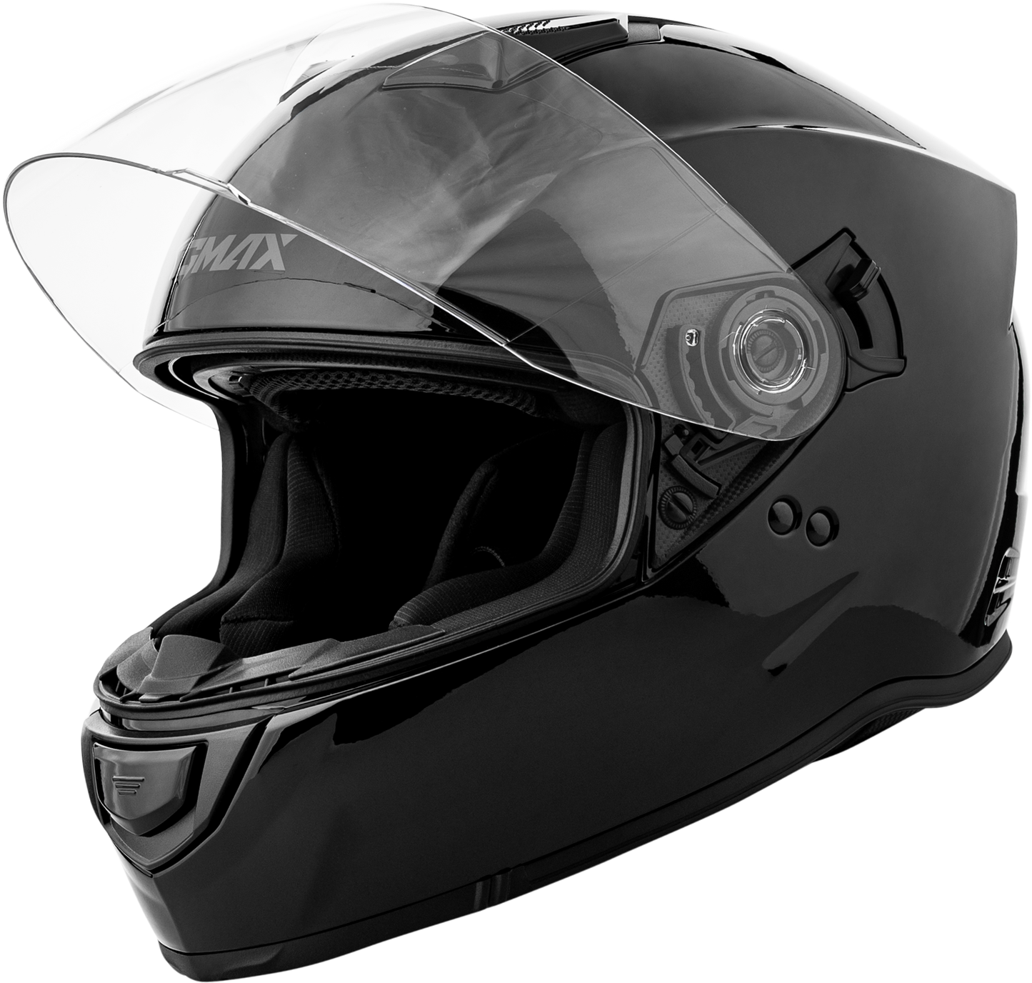 GMAX F1180027 FF 18 Solid Black Helmet with Sun Shield and Advanced Ventilation - Kelly Motorsports