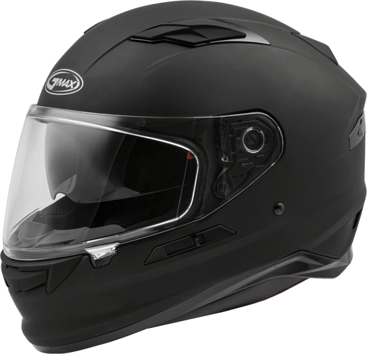 GMAX FF - 98 Matte Black Full Face Helmet with LED Rear Light and Quick - Release Shield - Size Large - Kelly Motorsports