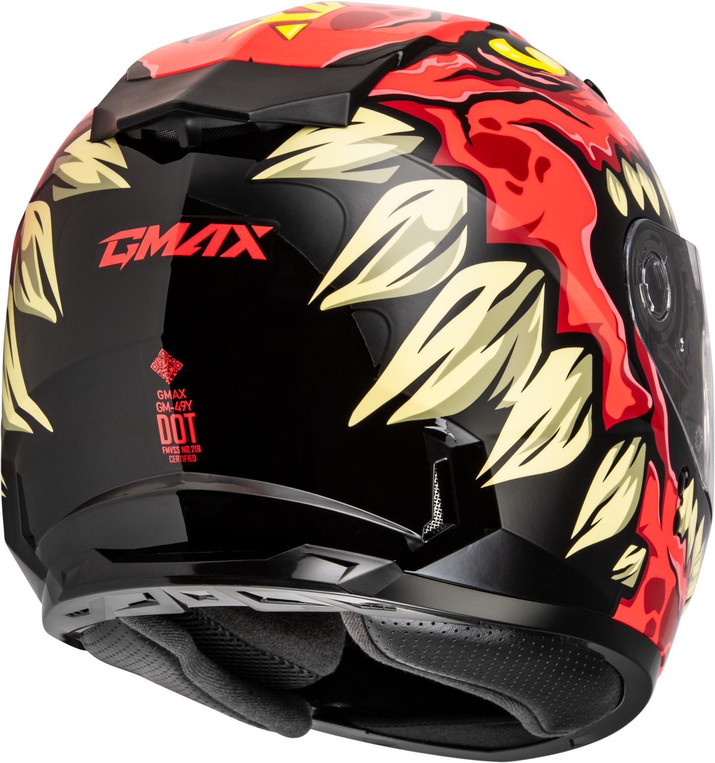 GMAX Youth GM - 49Y Drax Snow Helmet with Adjustable Fit and Dual Lens Shield - Kelly Motorsports