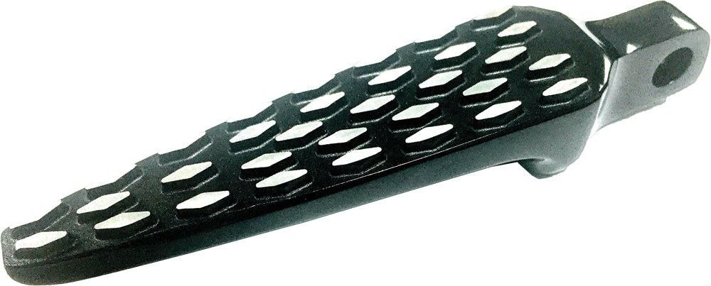 HardDrive Argyle Foot Pegs 45 Degree Male Peg Mount Set in Gloss Black - Kelly Motorsports