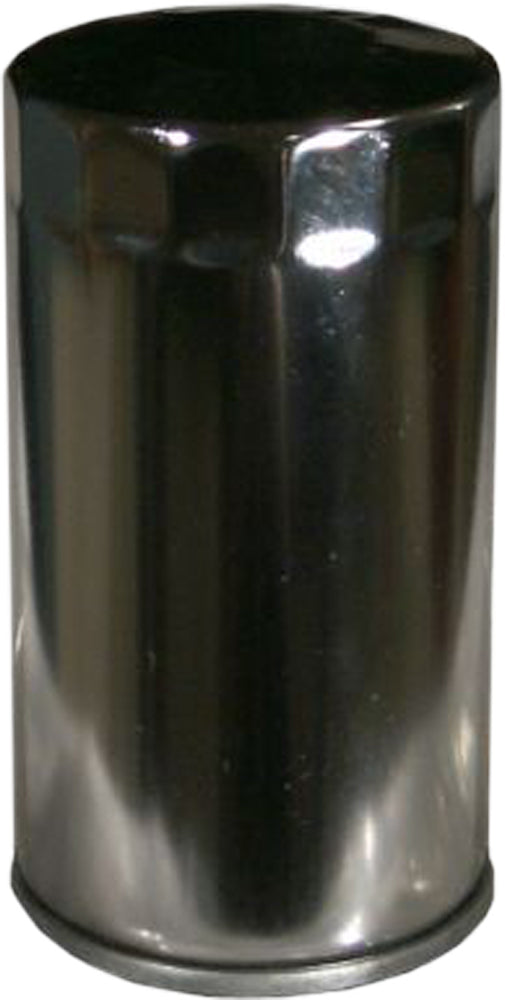 HIFLOFILTRO HF173C Oil Filter for Harley Davidson Dyna Models - Chrome Finish - Kelly Motorsports