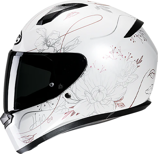 HJC C10 Epik Motorcycle Helmet with Advanced Ventilation and UV Shield - Part Number FP54NUS4008V - Kelly Motorsports