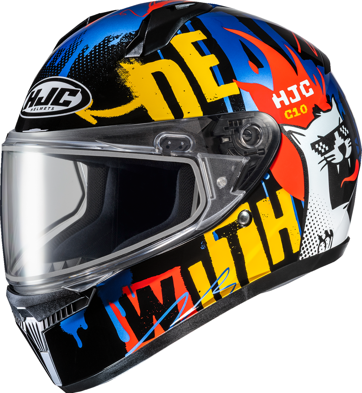 HJC C10 Snow Helmet with Dual Pane Shield and Advanced Ventilation Technology - Model FP54SUS3C23V - Kelly Motorsports