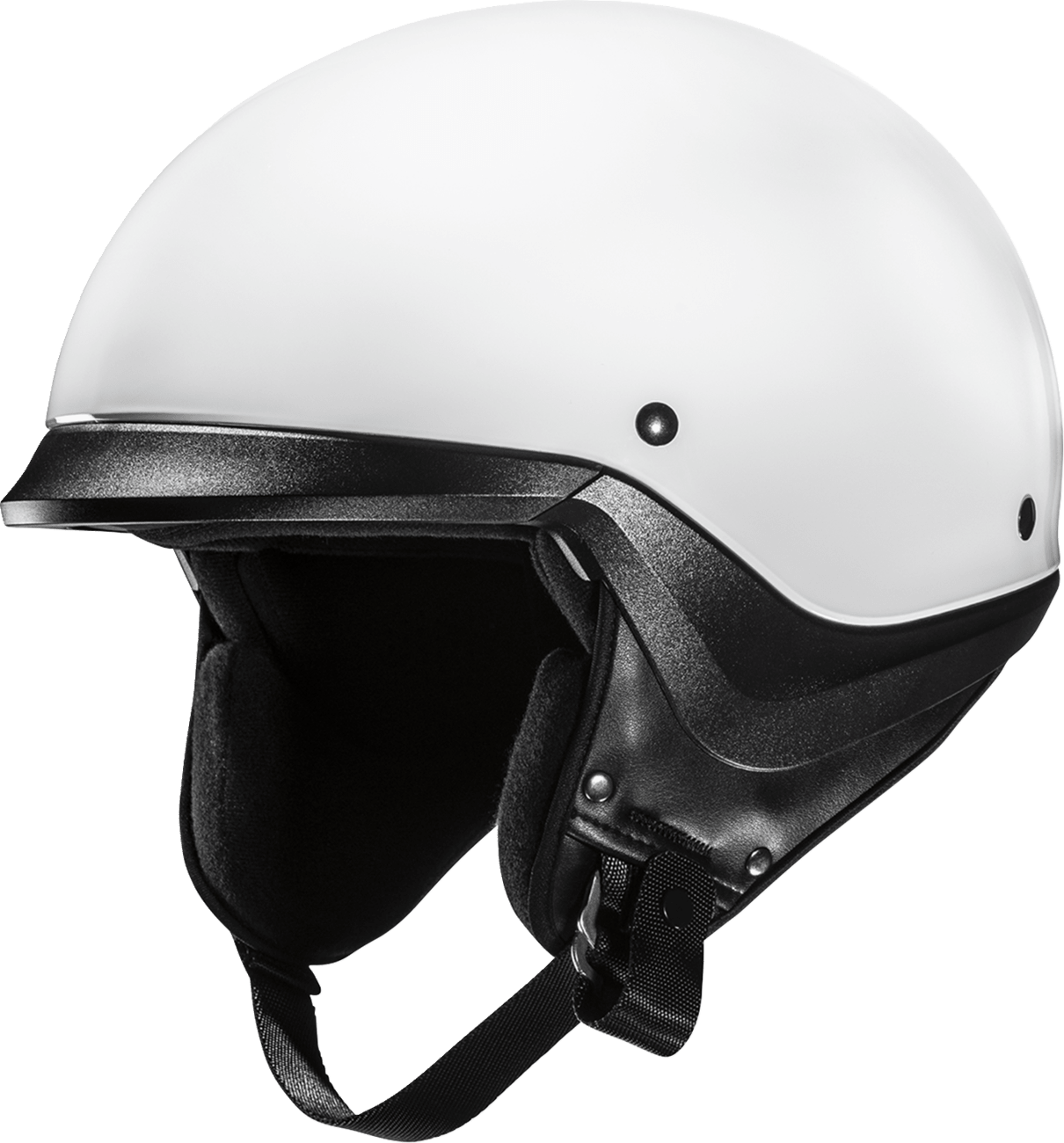 HJC C20 Helmet - Solid Pearl White Large with Removable Visor and Advanced Shell - Kelly Motorsports