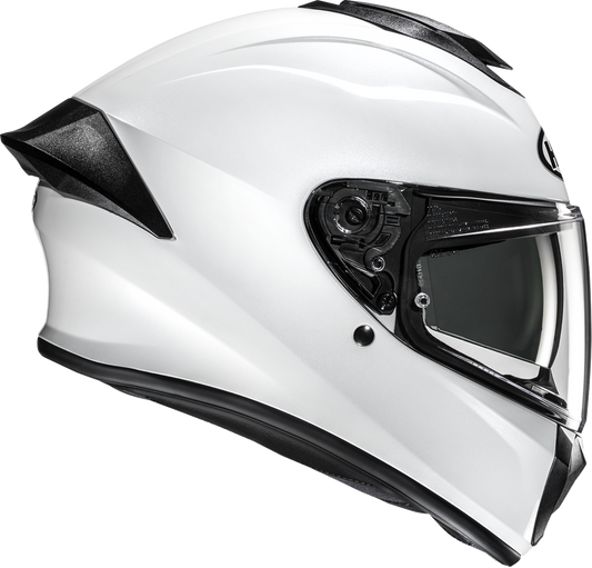 HJC C71 Solid White Motorcycle Helmet - Large FP69NUS6PWHV - Kelly Motorsports