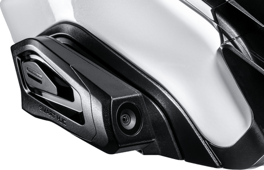 HJC F31 Helmet Solid White 2XL - Advanced Fiberglass Composite Shell with Sun Shield and Bluetooth Compatibility - Kelly Motorsports