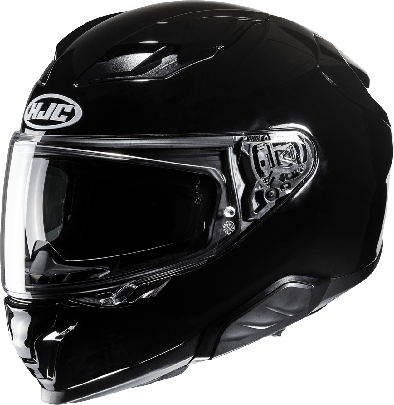 HJC F71 Helmet Solid Black Small with Advanced Features and Bluetooth System - Kelly Motorsports