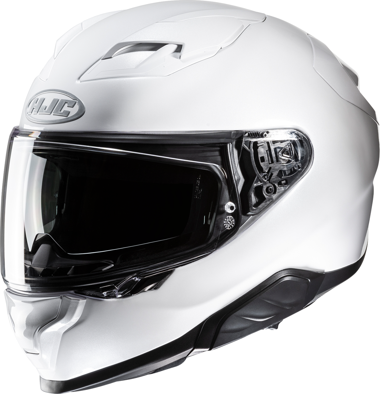 HJC F71 Helmet Solid White XL with Advanced Features and Smart HJC 2nd Generation Compatibility - Kelly Motorsports
