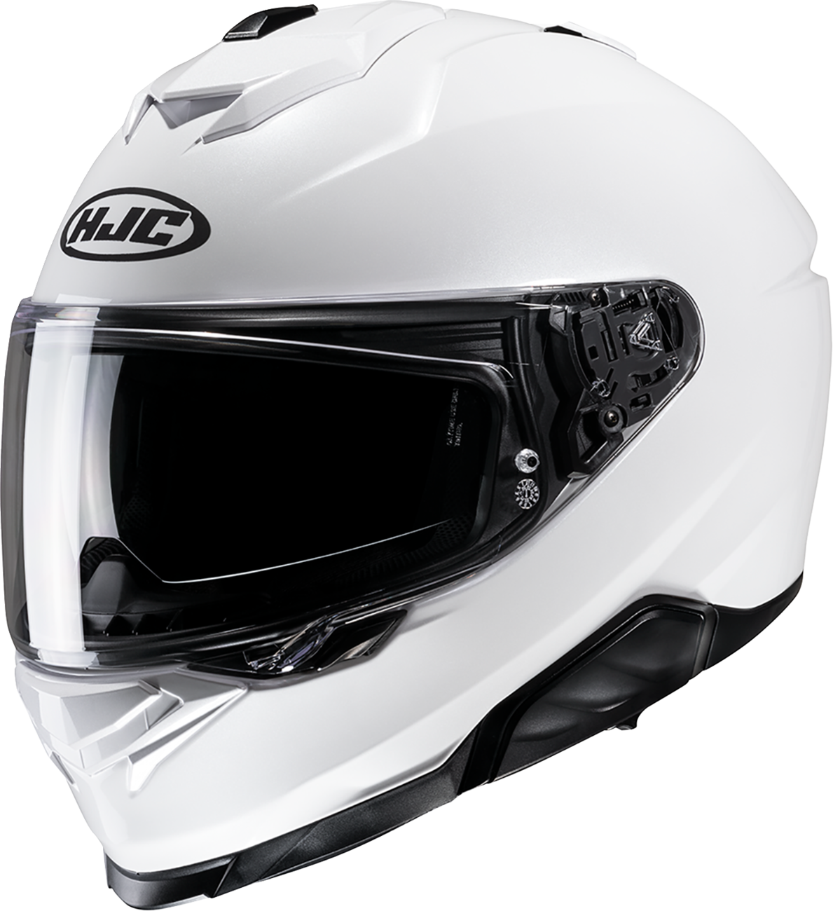 HJC i71 Helmet Solid White - Small FP55NUS4XWHV with Advanced Ventilation and Sun Visor - Kelly Motorsports
