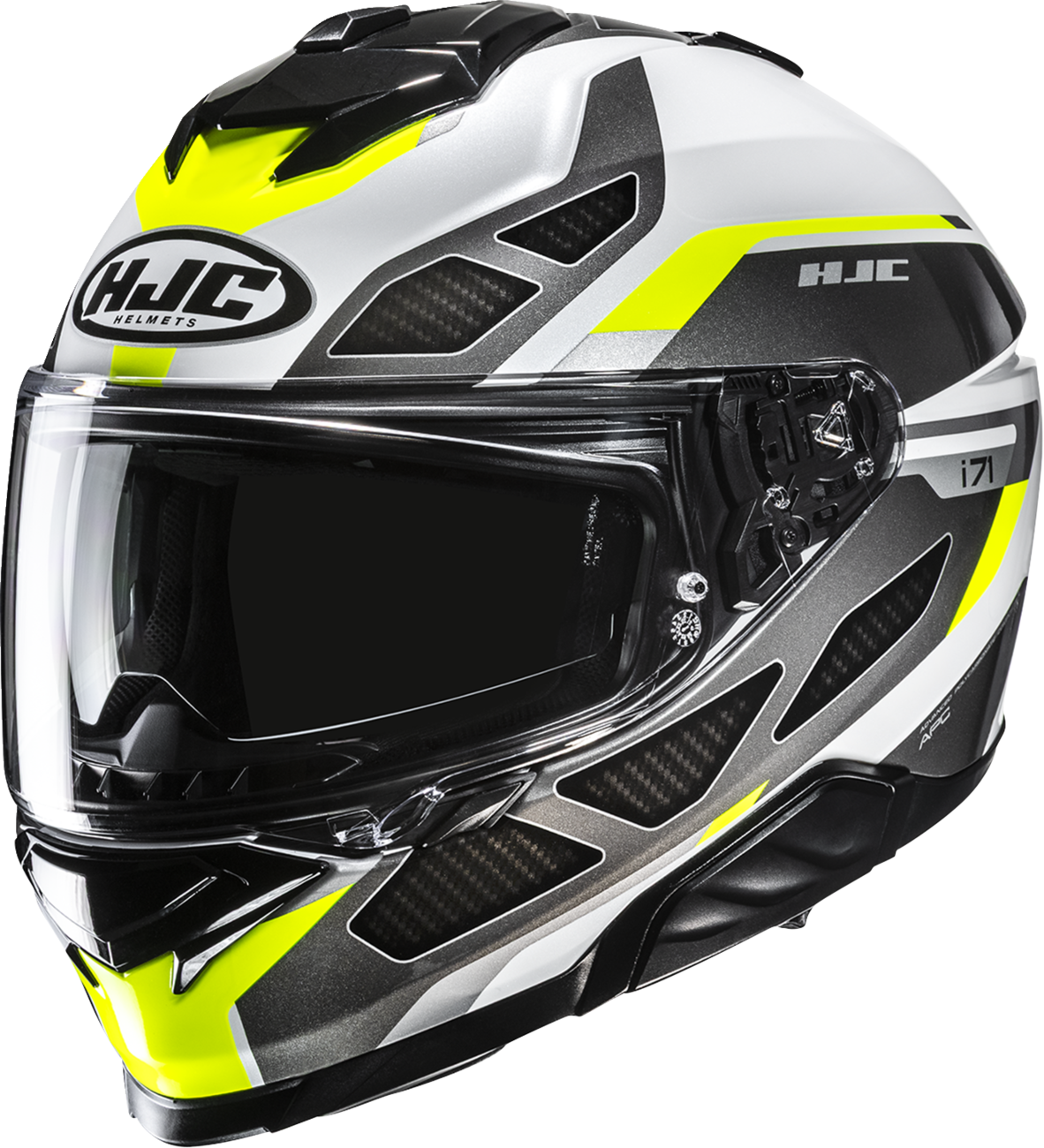 HJC i71 Helmet Zest MC3H - Medium FP55NUS5DH3V with Advanced Ventilation and Sun Visor - Kelly Motorsports