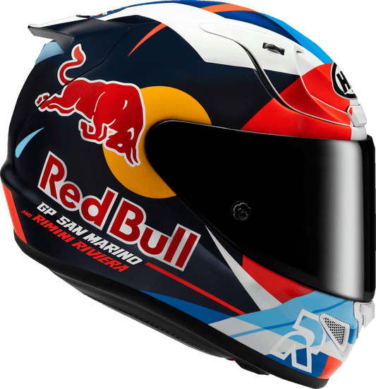 HJC RPHA 12N Red Bull Misano GP II Motorcycle Helmet - Part Number FA53NUS7N09V - Kelly Motorsports