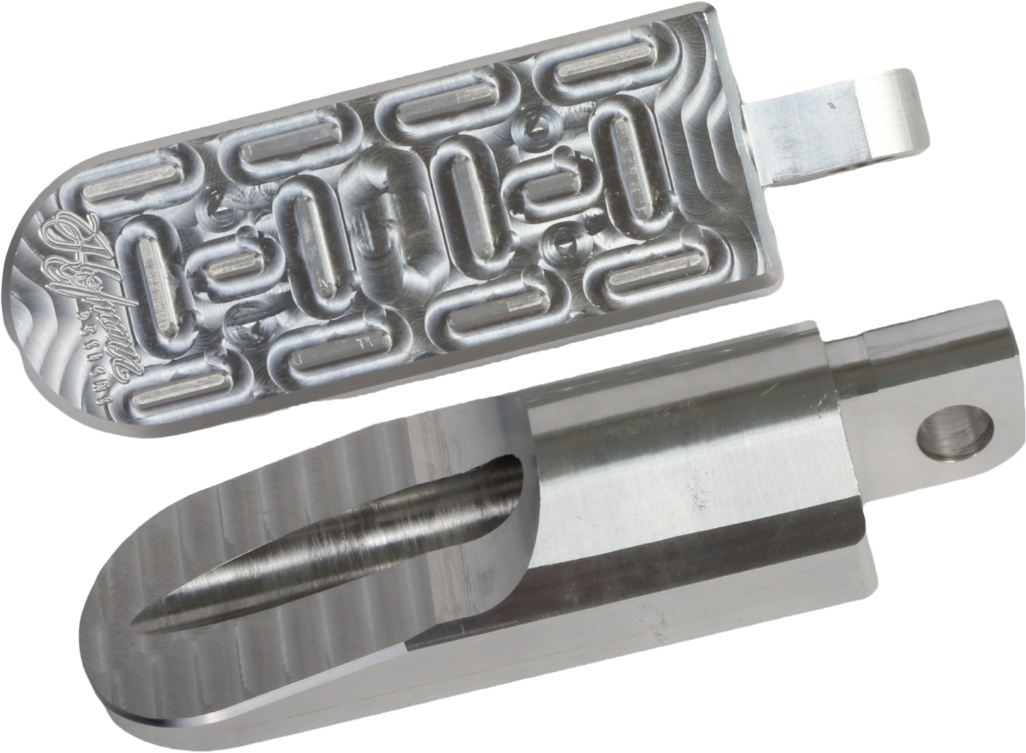 Hoffmann Designs HDB - 1004R Billet Aluminum Foot Pegs for Harley - Davidson V - Twin Models - Kelly Motorsports