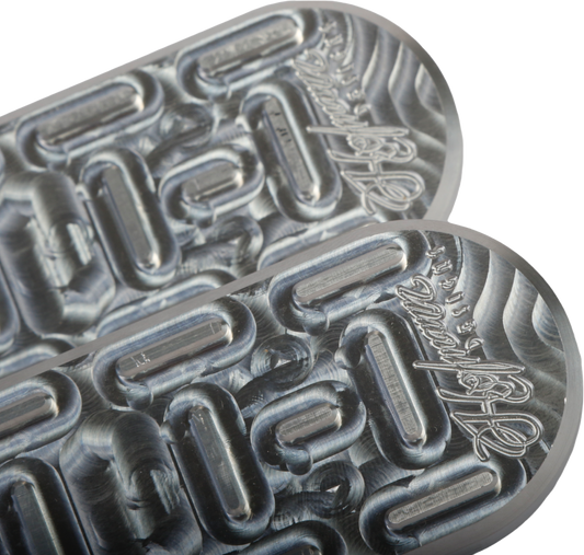 Hoffmann Designs HDB - 1004R Billet Aluminum Foot Pegs for Harley - Davidson V - Twin Models - Kelly Motorsports