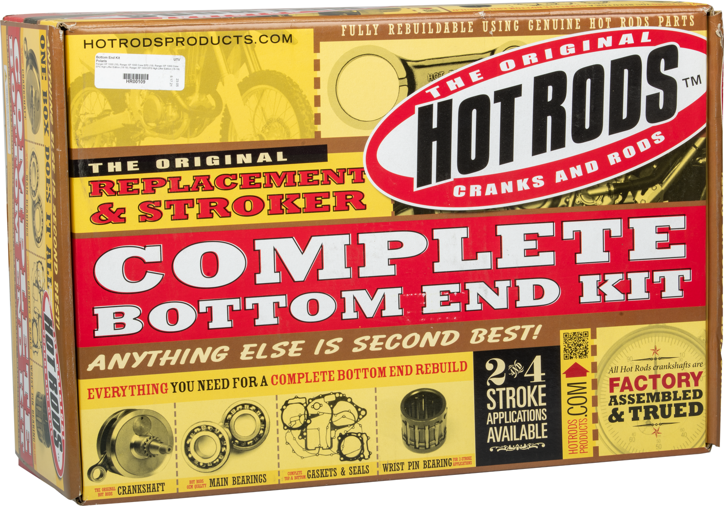 HOT RODS Bottom End Kit for Polaris Ranger XP 1000 EPS - Part HR00109 - Kelly Motorsports