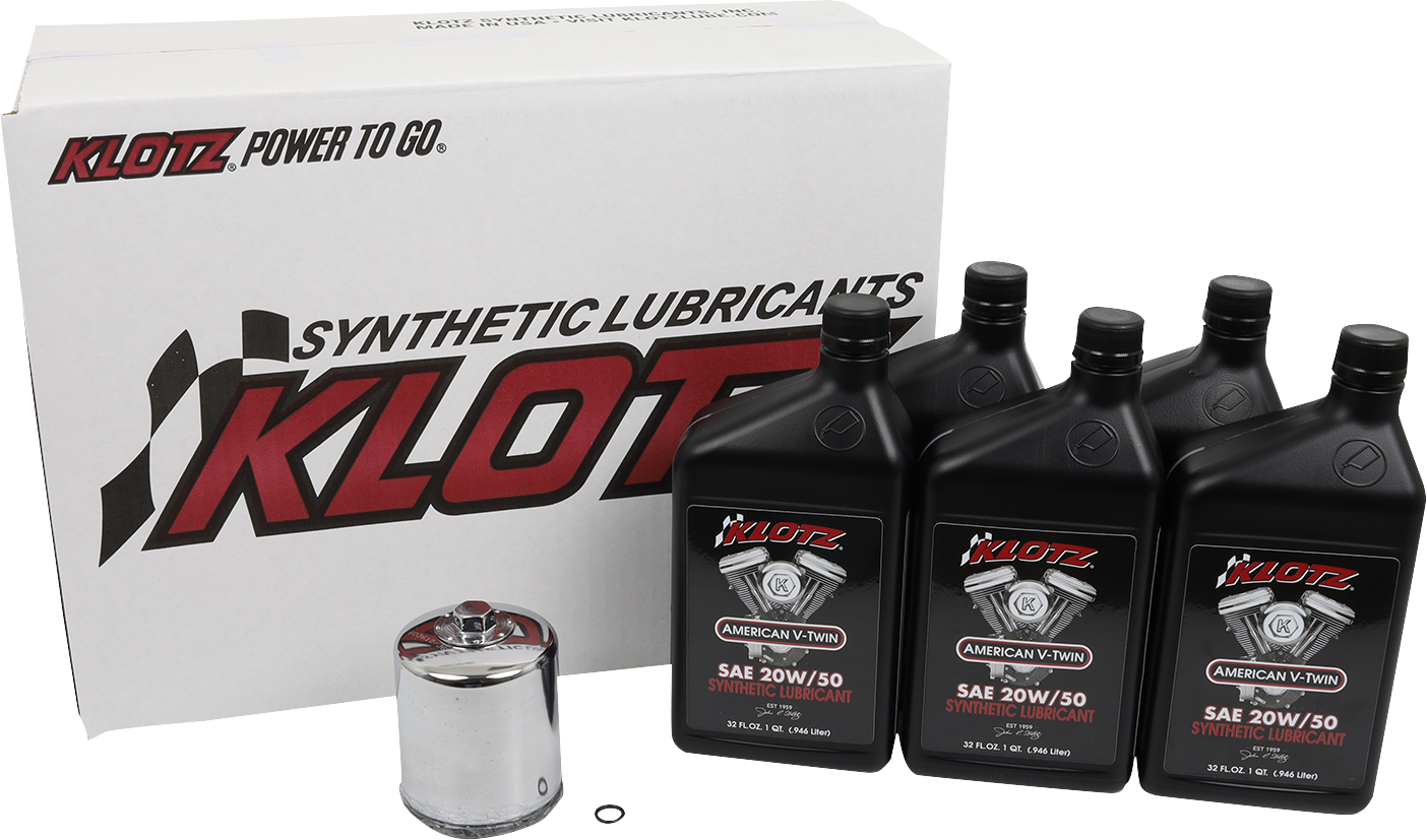 Klotz Oil Basic Oil Change Kit for Harley - Davidson Sportster KH - 111 - Kelly Motorsports
