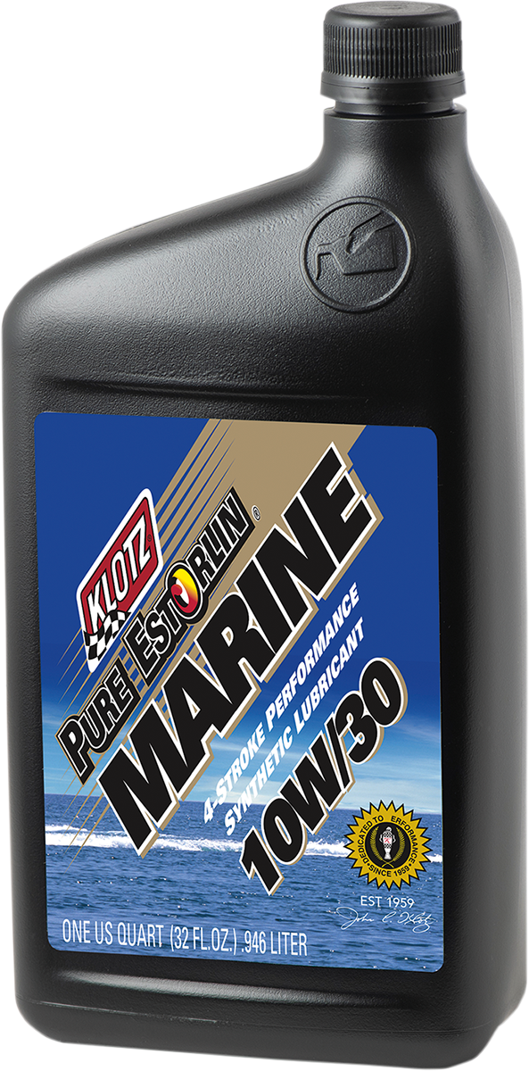 KLOTZ OIL Marine 4 - Stroke Engine Oil 10W - 30, Part KE - 330 – 1 Quart - Kelly Motorsports