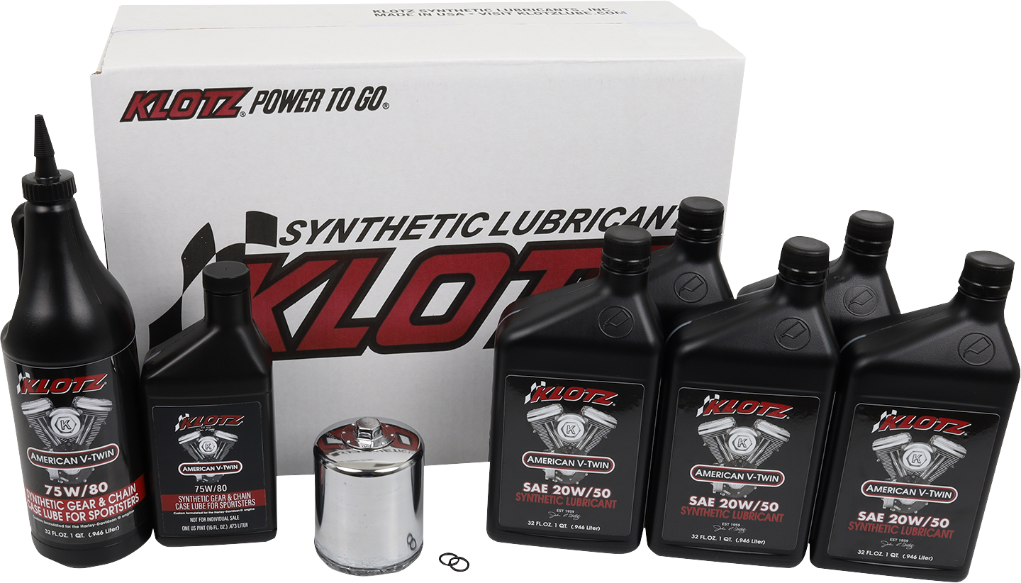 KLOTZ OIL Premium Oil Change Kit for Harley - Davidson Sportster KH - 110 - Kelly Motorsports