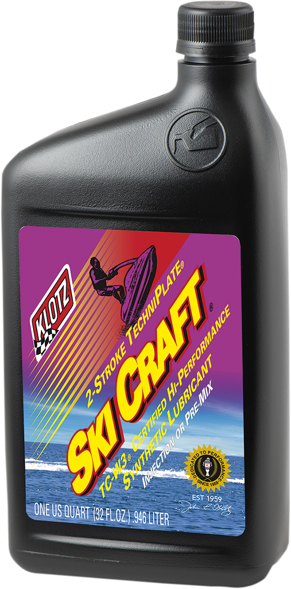 KLOTZ Oil SkiCraft® Synthetic 2 - Stroke Oil - 1 U.S. Quart KL - 306 - Kelly Motorsports