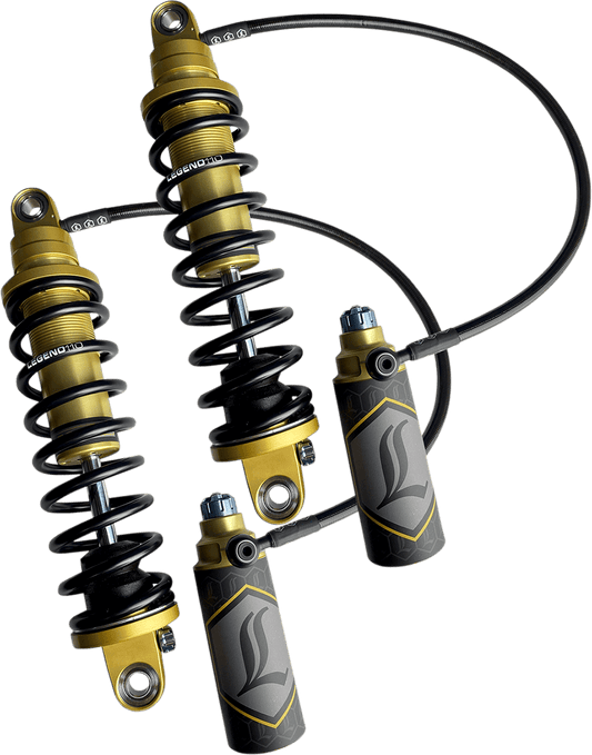 Legend Suspension Revo ARC Remote Reservoir Shocks - 13-inch, Gold, Part Number 1310-1902 - Kelly Motorsports