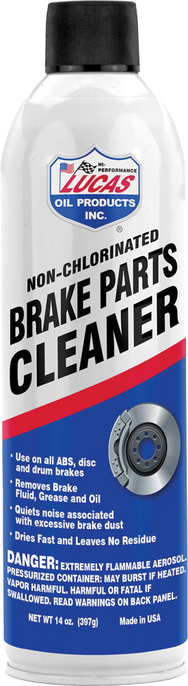 Lucas Brake Parts Cleaner 14 oz – Effective Brake System Degreaser and Contaminant Remover - Kelly Motorsports
