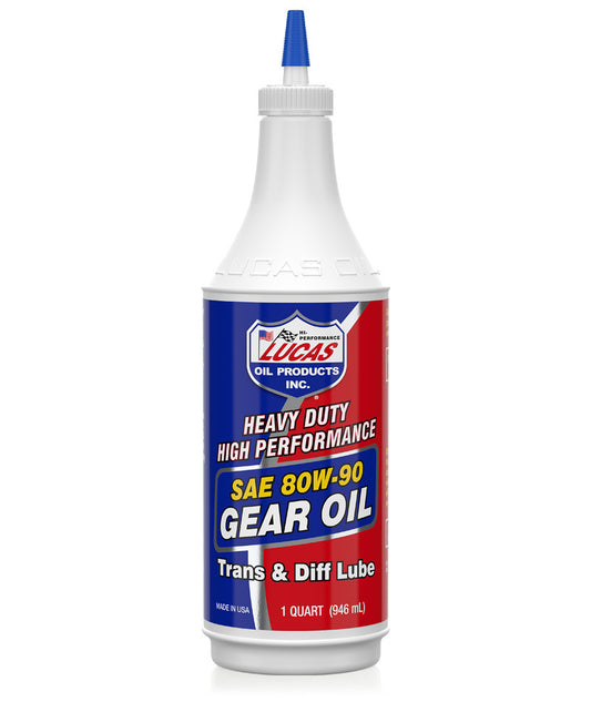 LUCAS Heavy Duty Gear Oil 80W - 90 Part 10043 – 1 Quart, 12 - Pack - Kelly Motorsports